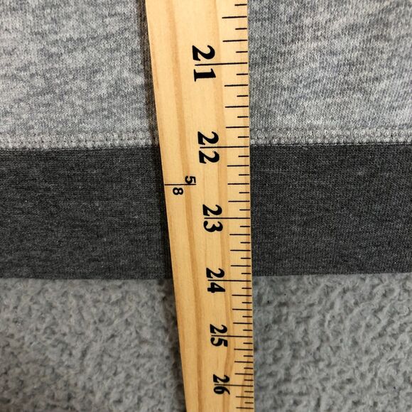 Quiksilver Hoodie Mens Medium Gray Pullover Sweater Surf Skate Sportswear Logo - Picture 8 of 8